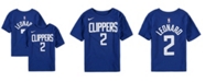 Nike Preschool Girls and Boys Kawhi Leonard Royal LA Clippers Team Name Number T-shirt
